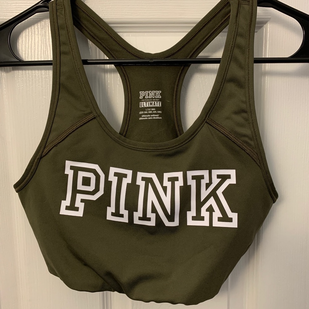 Pink VS sports bra